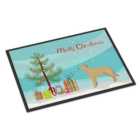 Carolines Treasures 18 x 27 in. German Sheprador No.1 Christmas Tree Indoor or Outdoor Mat CK3834MAT